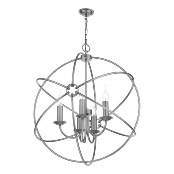 Orb 5 Light Medium Pendant Antique Silver Orb 5 Light Medium Pendant Antique Silver
