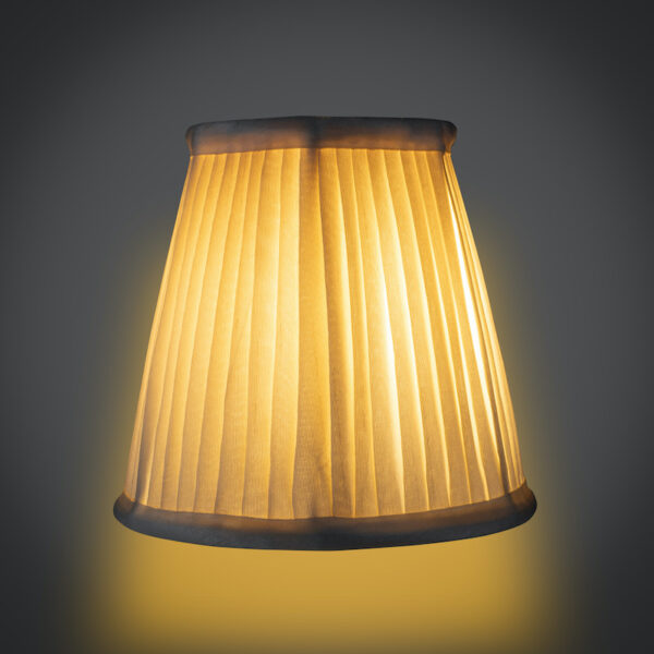 Ivory pleated Candle Shade - Image 4