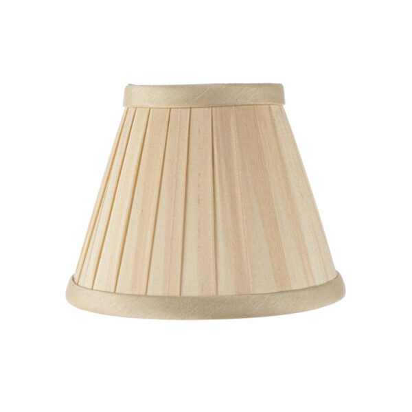 silk knife pleated candle clip wall shade