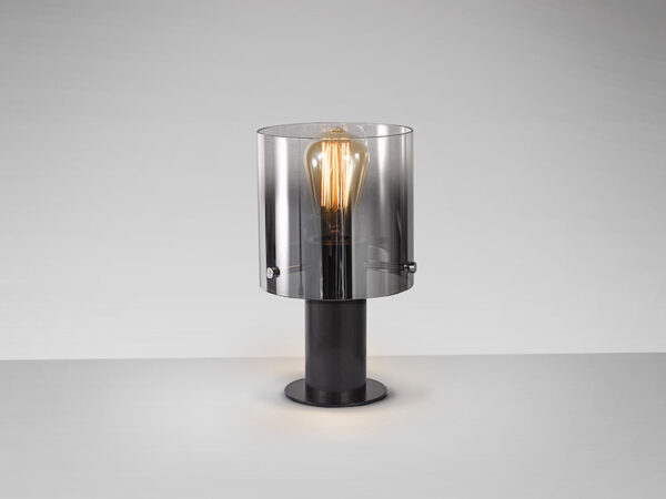 Venize Schuller Black and Smoke Table Lamp