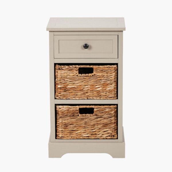 Devonshire Putty Pine Wood Side Table
