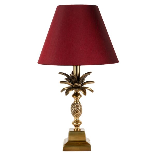 Antique brass pineapple lamp - Image 15
