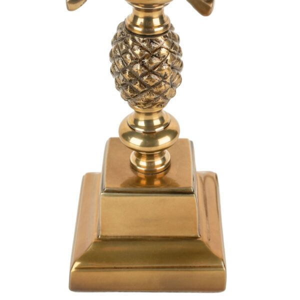 Antique brass pineapple lamp - Image 3