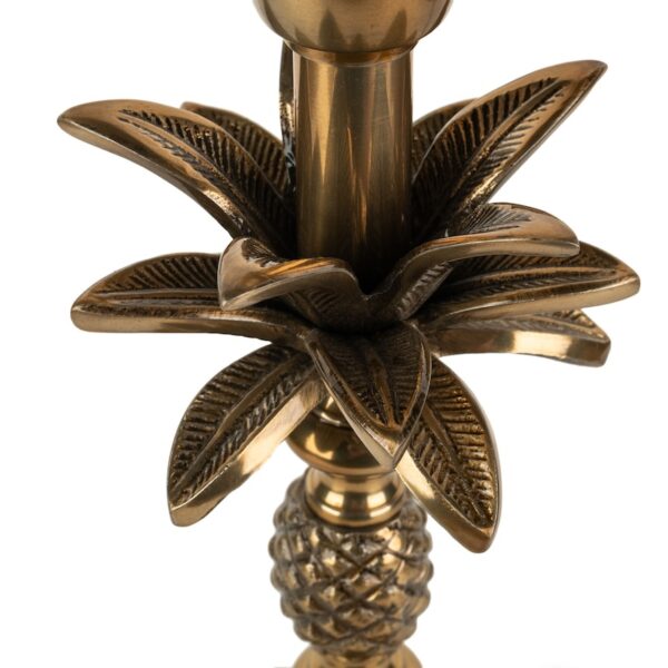 Antique brass pineapple lamp - Image 2