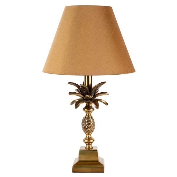 Antique brass pineapple lamp - Image 9