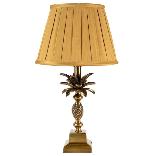 Antique brass pineapple lamp - Image 10