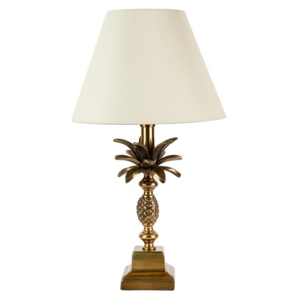 Antique brass pineapple lamp - Image 13