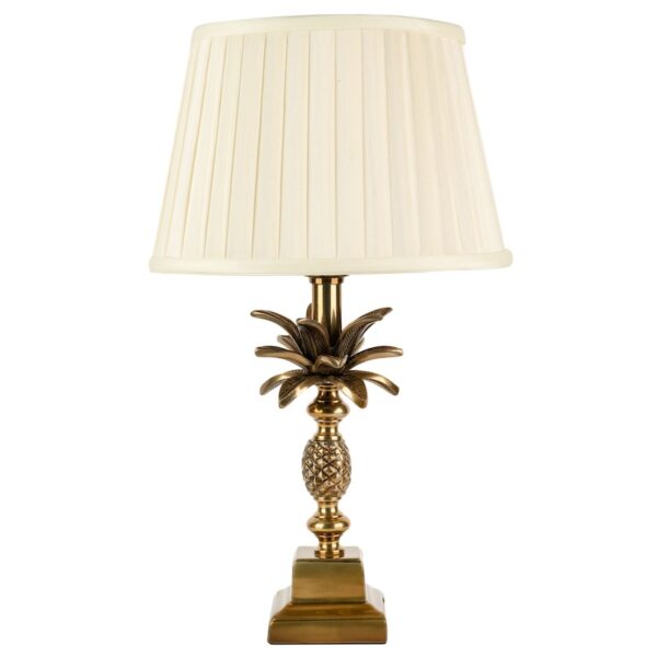 Antique brass pineapple lamp - Image 7