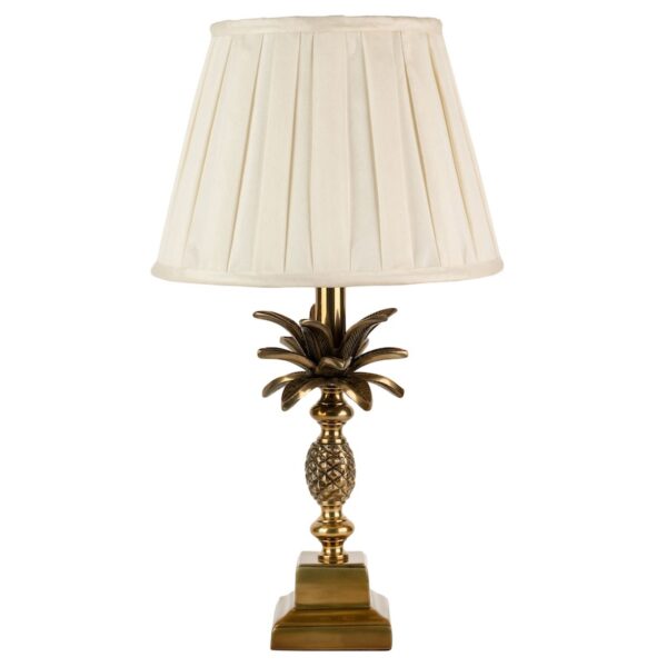 Antique brass pineapple lamp - Image 6