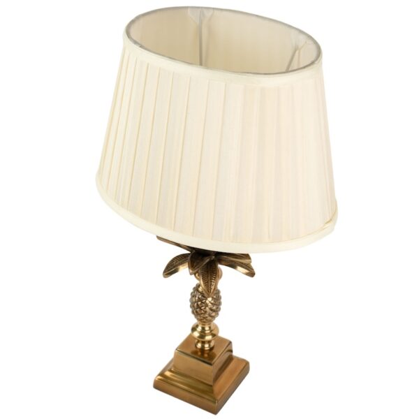 Antique brass pineapple lamp - Image 8