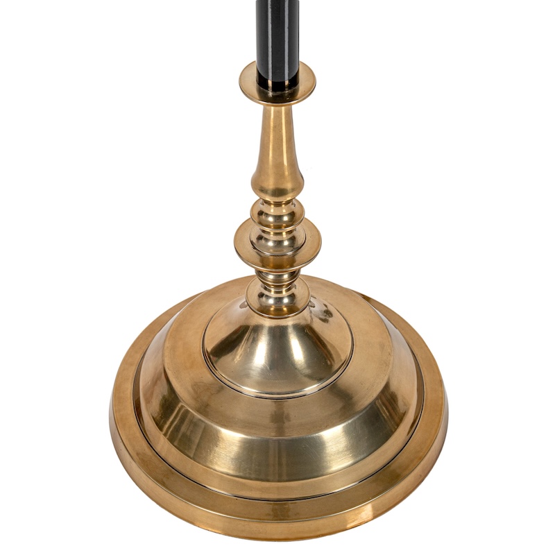 Black and antique brass palm tree floor lamp Black and antique brass palm tree floor lamp - Image 2