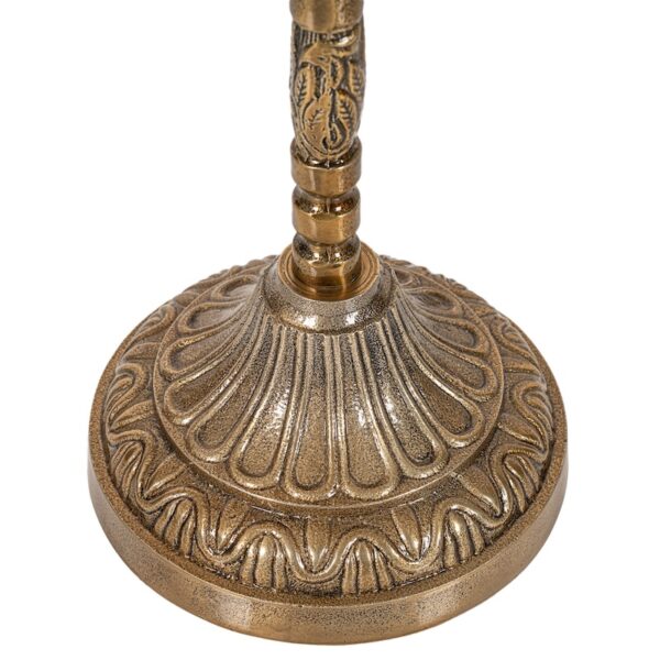 Windsor antique brass floor lamp