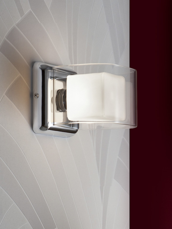Schuller Cube Chrome Wall Lamp