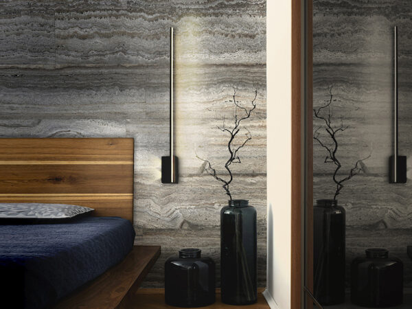 Schuller Stick 3lt Black Wall Lamp