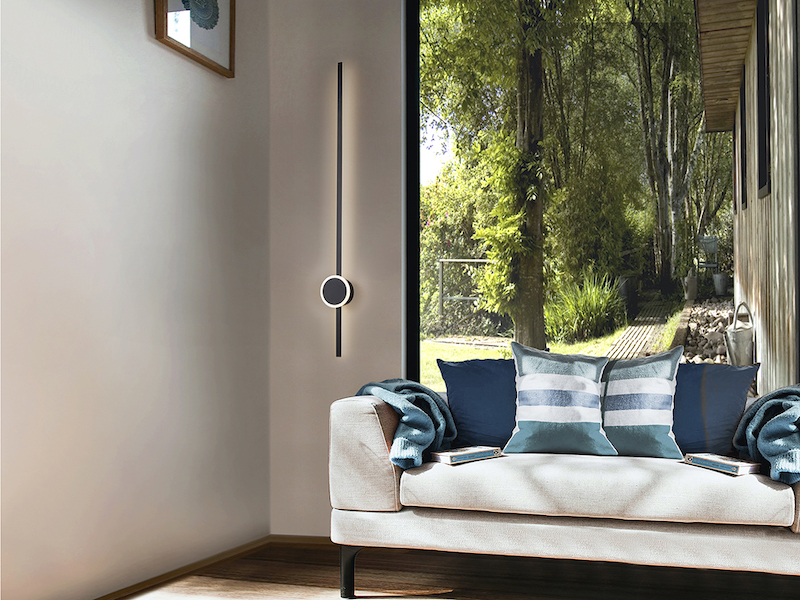 Schuller Online 2lt Black Wall Lamp