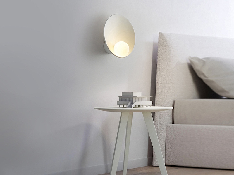 Schuller Bol White Wall Lamp