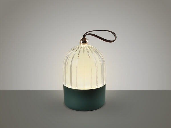 Chiqui Green LED Rechargeable Table Lamp
