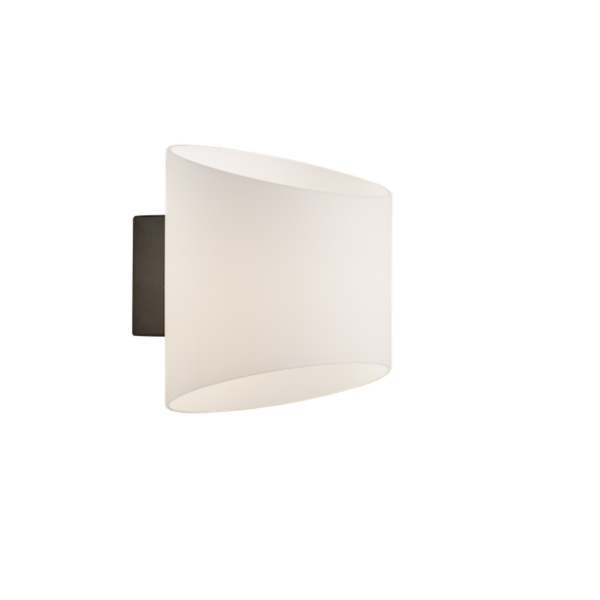 Herstal Evoke Oval Anthracite Wall Lamp