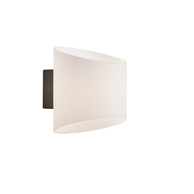 Herstal Evoke Oval Anthracite Wall Lamp