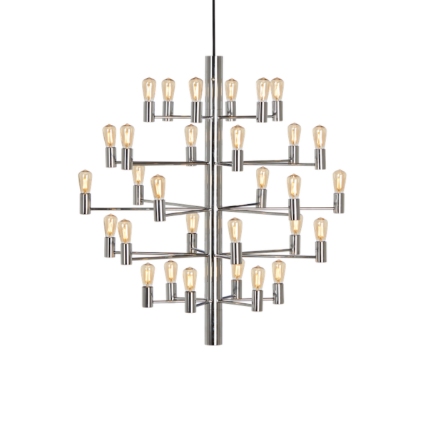 Herstal Manola 30 Light Chrome Chandelier