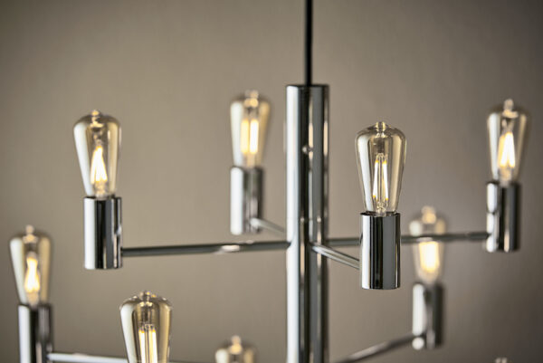 Herstal Manola 12 Light Chrome Chandelier