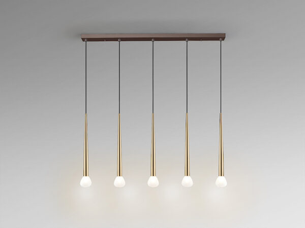 Komet Coffee and Gold 5lt Bar Pendant