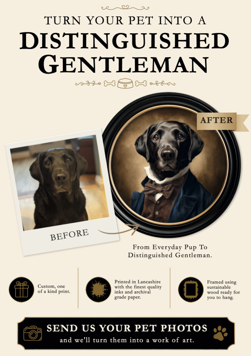 Distinguished Gentlemen Bespoke Portrait Distinguished Gentlemen Bespoke Portrait