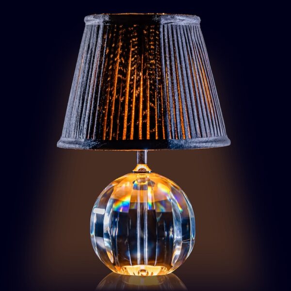 Balmoral small crystal table lamp