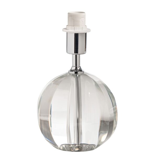 petit round crystal lamp base