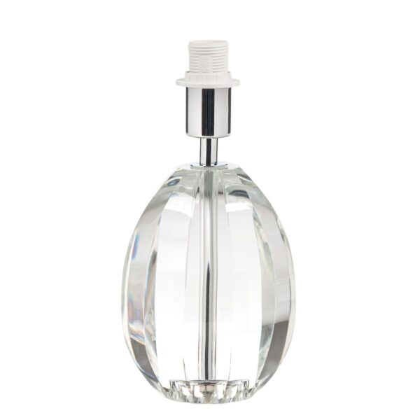 petit oval crystal table lamp