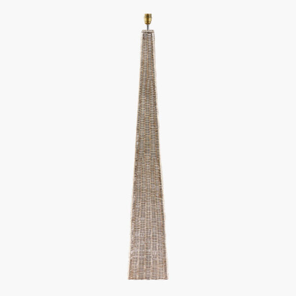 Seacomb Rattan Pyramid Floor Lamp
