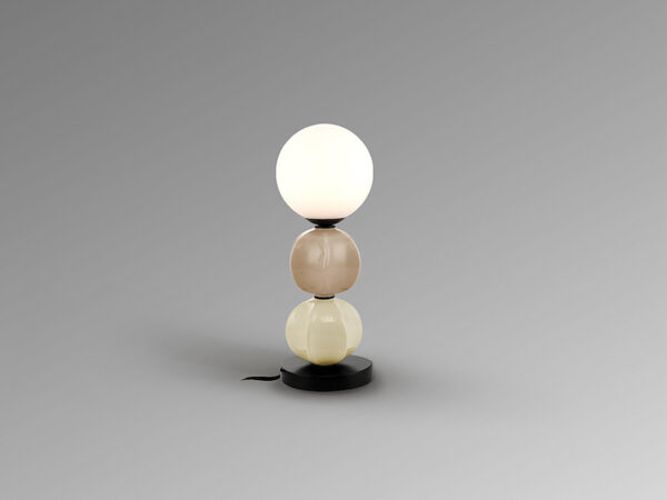 Schuller Caeli Beige and Opal Table Lamp