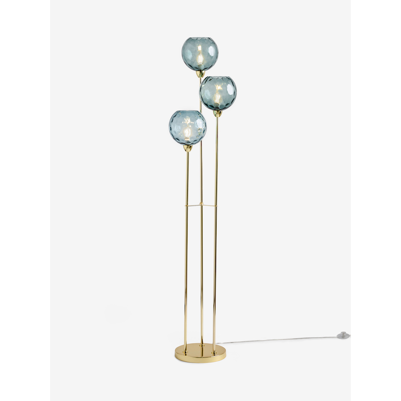 MADE.COM Blue Ilaria Floor Lamp MADE.COM Blue Ilaria Floor Lamp