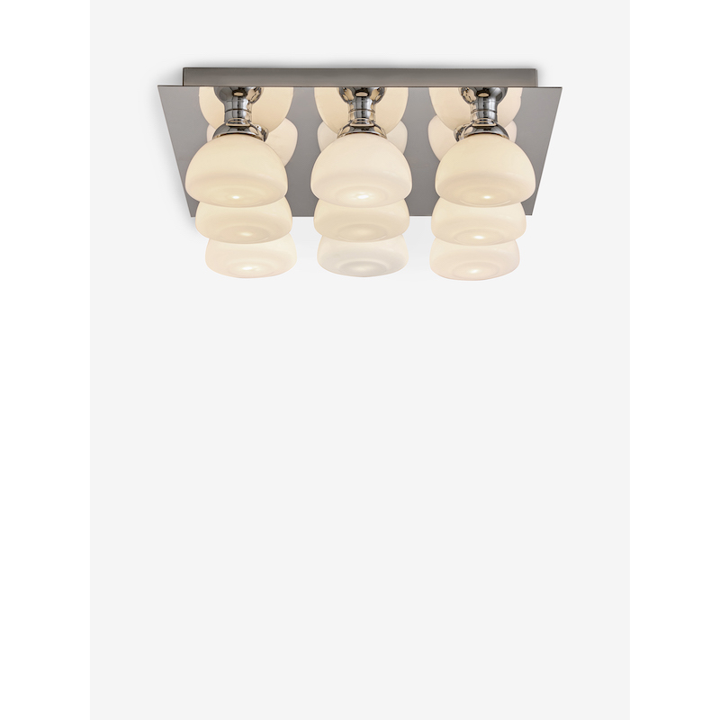 MADE.COM Chrome Monroe Flush Fitting Ceiling Light MADE.COM Chrome Monroe Flush Fitting Ceiling Light
