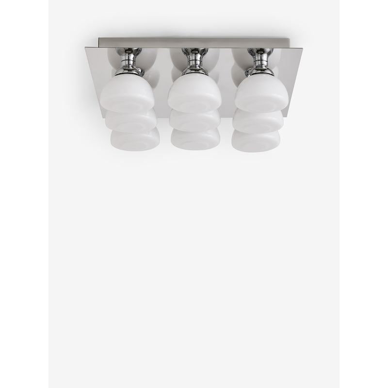 MADE.COM Chrome Monroe Flush Fitting Ceiling Light MADE.COM Chrome Monroe Flush Fitting Ceiling Light - Image 2
